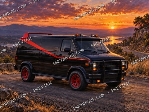 The A-Team · On the Move mounted canvas preview