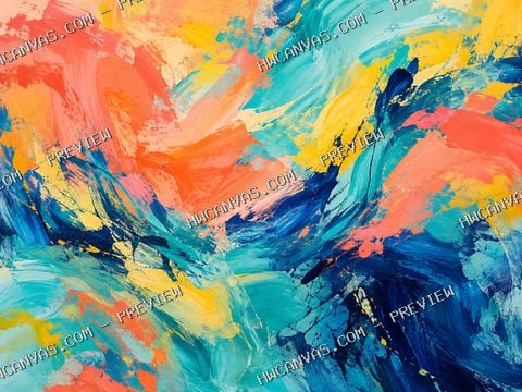 Wild Color mounted canvas preview