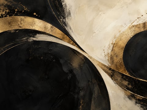 Midnight Gold mounted canvas preview