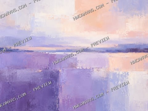 Lavender Fields mounted canvas preview