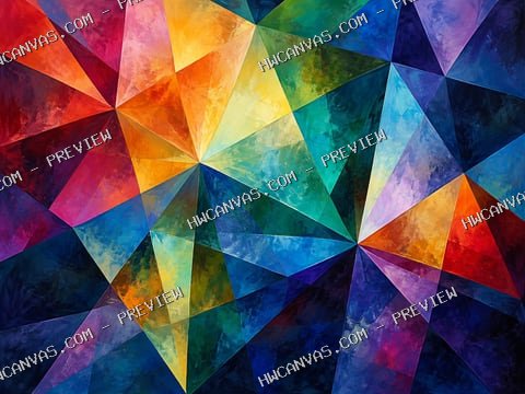 Spectrum mounted canvas preview