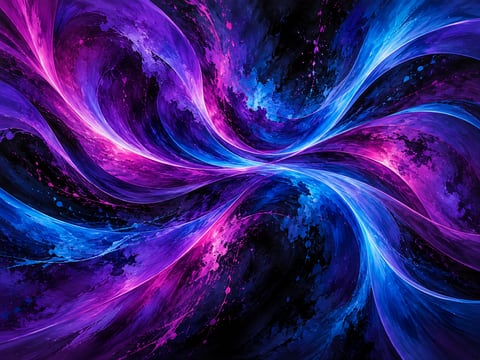 Electric Violet mounted canvas preview