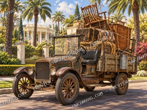 The Beverly Hillbillies · California Bound mounted canvas preview