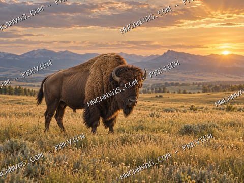 Prairie Keeper mounted canvas preview