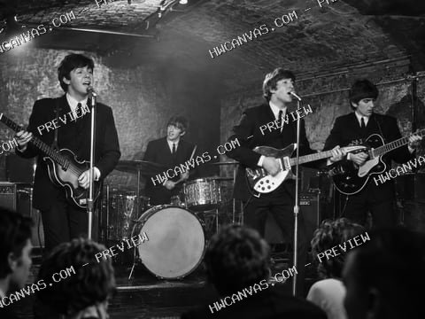 The Beatles · Club Days mounted canvas preview