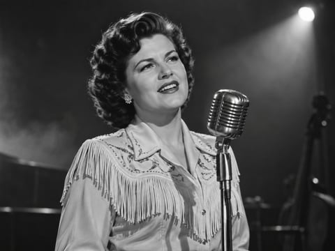 Patsy Cline · Midnight Voice mounted canvas preview