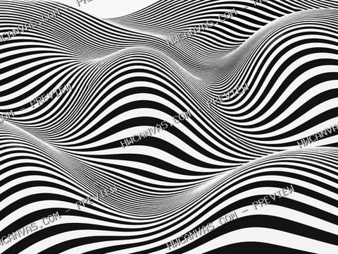 Optical Current mounted canvas preview