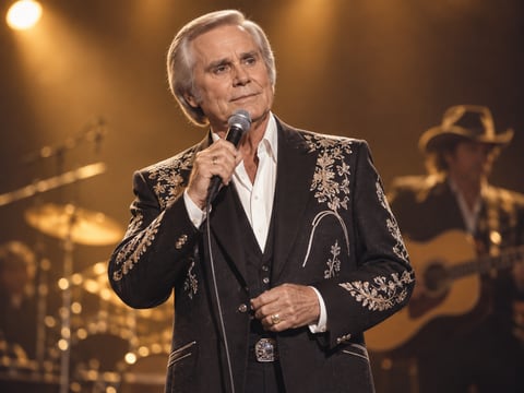 George Jones · The Voice mounted canvas preview
