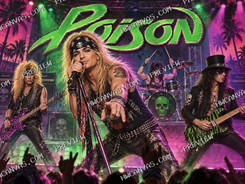 Poison · Every Night mounted canvas preview