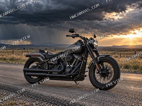 Before the Storm mounted canvas preview