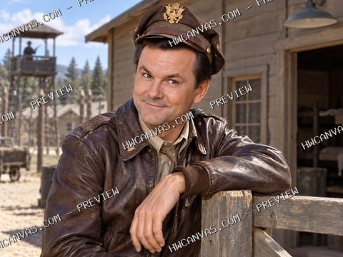 Hogan’s Heroes · Colonel Hogan mounted canvas preview
