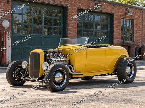 Open Roadster mounted canvas preview