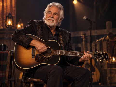 Kenny Rogers · Storyteller mounted canvas preview