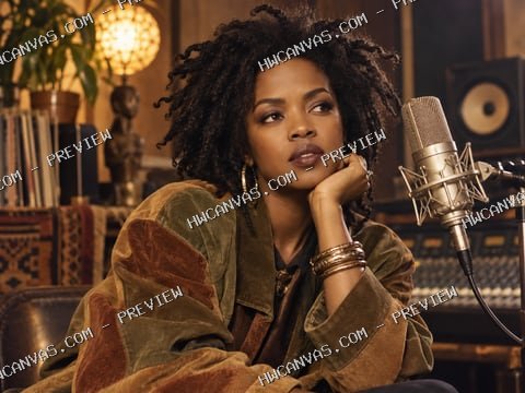 Lauryn Hill · Soul & Story mounted canvas preview