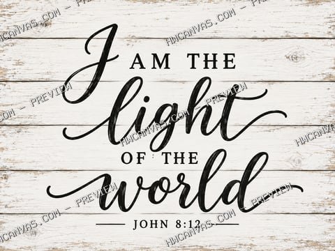 Light of the World mounted canvas preview