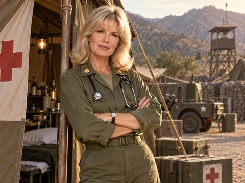 M*A*S*H · Major Houlihan mounted canvas preview