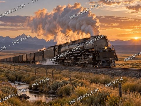 Big Boy Country mounted canvas preview